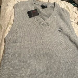 Means Polo Jeans Sweater V Neck Sleeveless